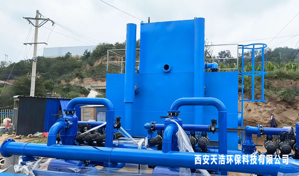 甘肅長慶黃河水處理項目凈水設備安裝調試